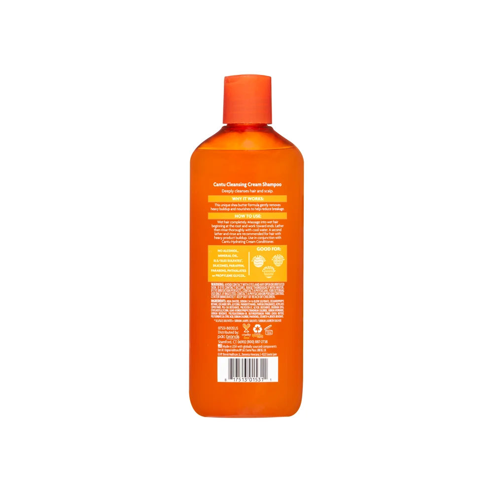 Shampoo cremoso al burro di karité Cantu 400 ml