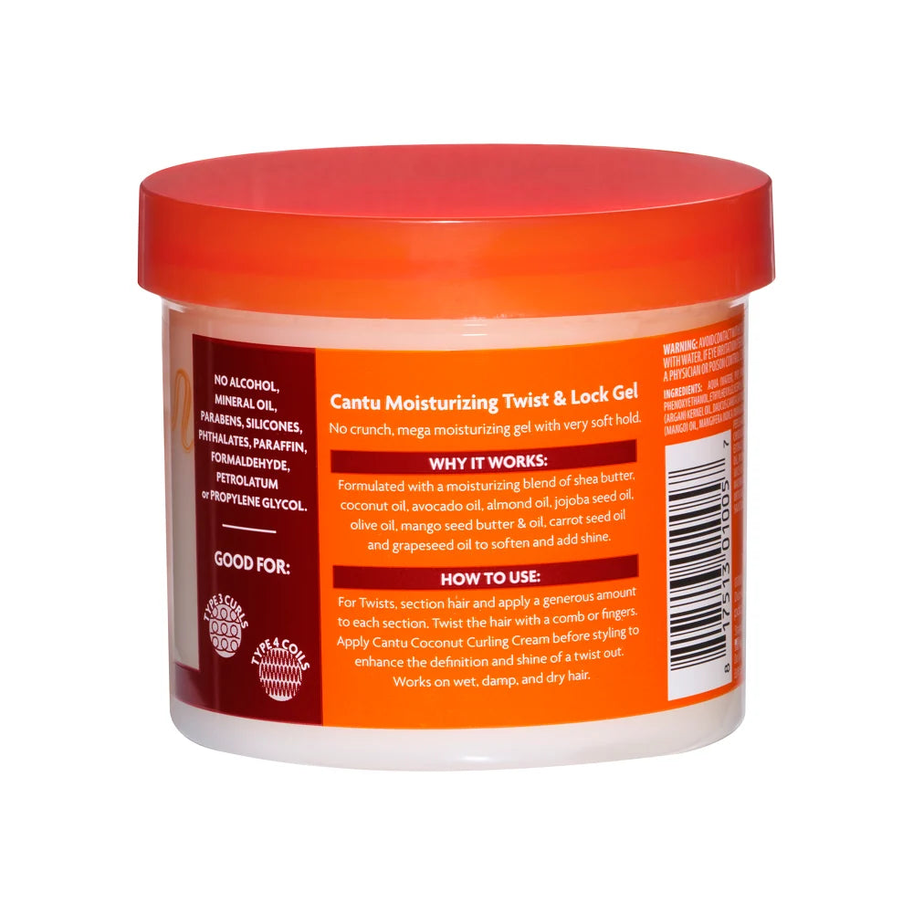 Cantu - Gel per capelli naturali Twist And Lock 384 ml