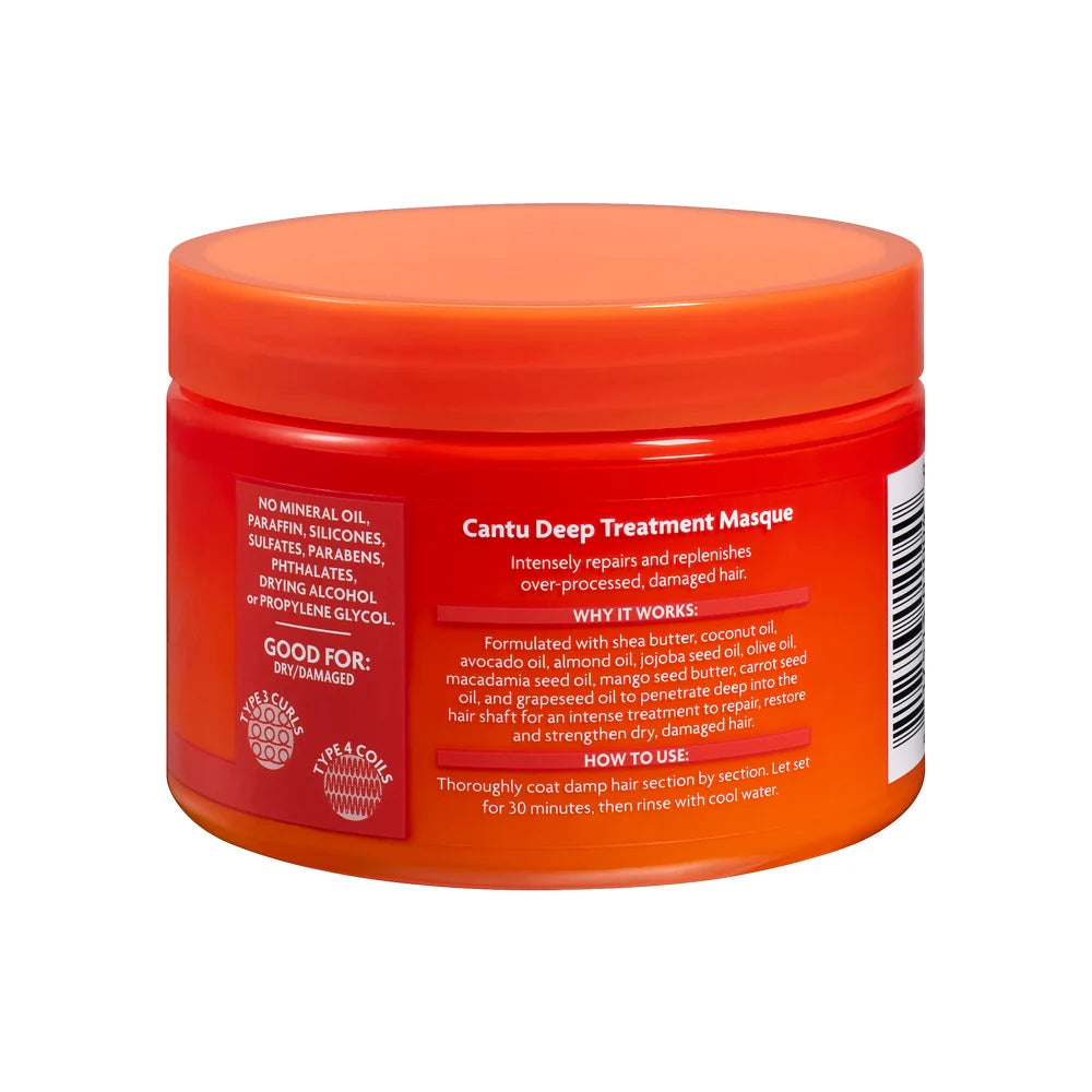 Maschera per capelli naturali al burro di karité Cantu, trattamento intensivo 340 g