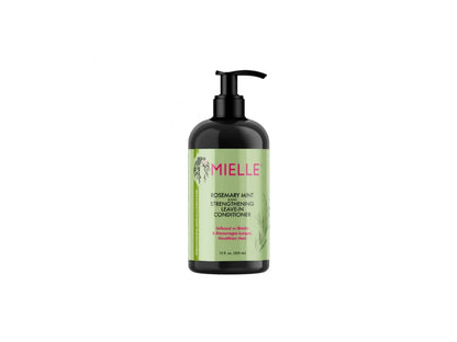 Balsamo senza risciacquo di Mielle Organics 355ml al rosmarino e menta per capelli secchi e crespi
