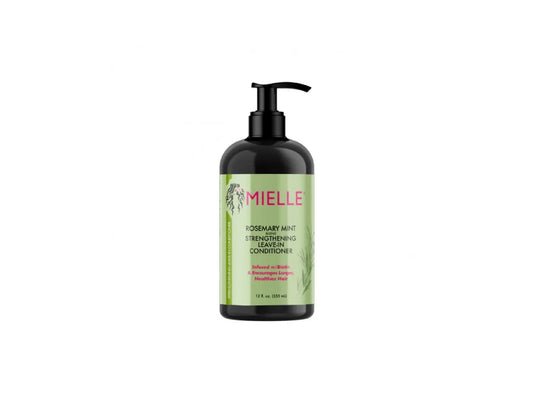 Balsamo senza risciacquo di Mielle Organics 355ml al rosmarino e menta per capelli secchi e crespi