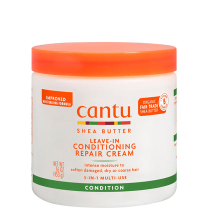 Cantu Crema Riparatrice Balsamo Senza Risciacquo al Burro di Karité 473 g